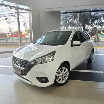 Nissan March Advance usado (2021) color Blanco financiado en mensualidades(enganche $62,675 mensualidades desde $4,793)