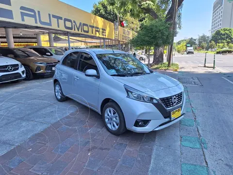 Nissan March Advance usado (2022) color Plata financiado en mensualidades(enganche $51,000 mensualidades desde $5,400)