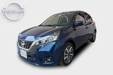 Nissan March Exclusive usado (2024) color Azul precio $292,000