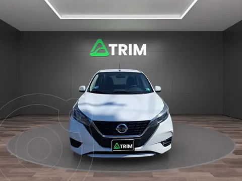Nissan March Sense Aut usado (2021) color Blanco precio $178,999