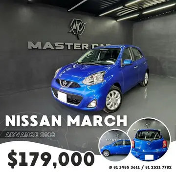 foto Nissan March Advance usado (2018) color Azul precio $179,000