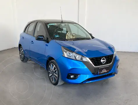 Nissan March Exclusive Bi-tono usado (2023) color Azul precio $269,000