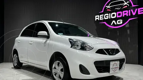 Nissan March Sense Aut usado (2018) color Blanco financiado en mensualidades(enganche $37,000 mensualidades desde $5,019)