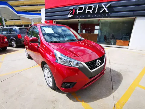 Nissan March Advance usado (2021) color Rojo precio $259,000