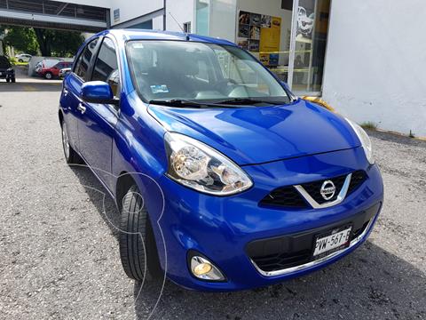 Nissan March 5 pts. HB Advance, TM5, a/ac., DA, BA, CD, RA-15 usado (2017) color Azul precio $183,000