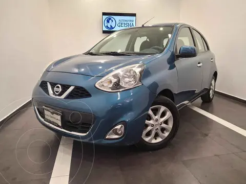 Nissan March Advance Aut usado (2017) color Azul precio $190,000