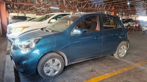 Nissan March Sense Aut usado (2019) color Turquesa precio $194,900