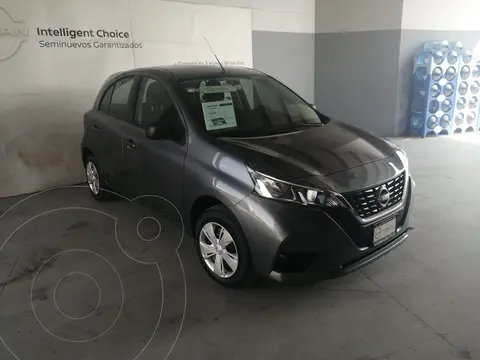 Nissan March Sense Aut usado (2022) color Gris Oscuro financiado en mensualidades(enganche $86,832 mensualidades desde $4,144)