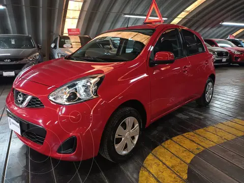 Nissan March Sense usado (2018) color Rojo precio $189,500