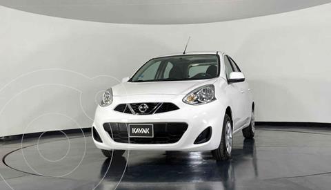 Nissan March Sense  Aut usado (2017) color Blanco precio $174,999