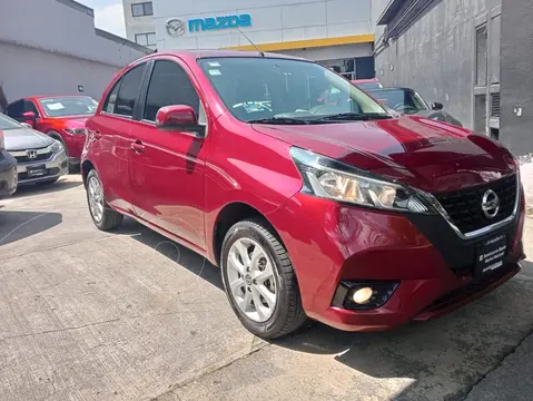 Nissan March Advance usado (2021) color Rojo precio $230,000