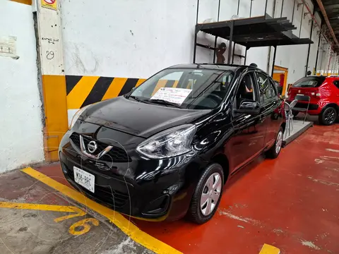 Nissan March Advance usado (2020) color Negro financiado en mensualidades(enganche $44,500 mensualidades desde $3,900)