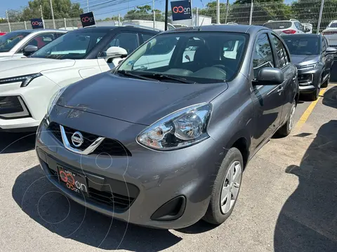 Nissan March Sense usado (2020) color Gris financiado en mensualidades(enganche $54,228 mensualidades desde $4,147)