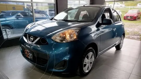 Nissan March Sense Aut usado (2019) color Azul Marino financiado en mensualidades(enganche $53,955 mensualidades desde $4,126)
