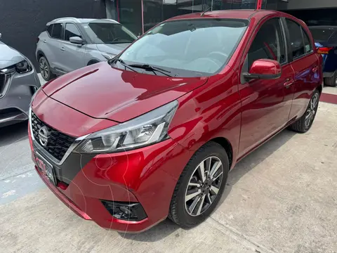 Nissan March Exclusive Aut usado (2022) color Rojo financiado en mensualidades(enganche $68,125 mensualidades desde $5,209)
