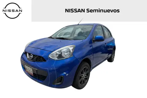 Nissan March Sense usado (2016) color Azul precio $155,000