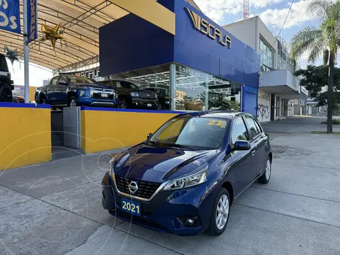 Nissan March Advance Aut usado (2021) color Azul Electrico precio $249,800