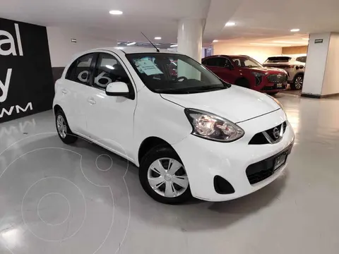 Nissan March Sense  Aut usado (2019) color Blanco financiado en mensualidades(enganche $40,678 mensualidades desde $4,708)