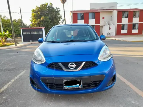 Nissan March Sense  Aut usado (2016) color Azul Electrico precio $155,000