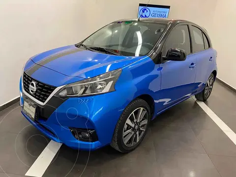 Nissan March Exclusive Aut usado (2021) color Azul financiado en mensualidades(enganche $64,020 mensualidades desde $6,316)