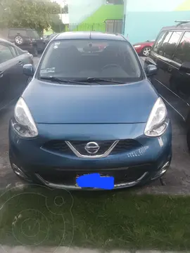 Nissan March Advance Aut usado (2017) color Azul precio $185,000