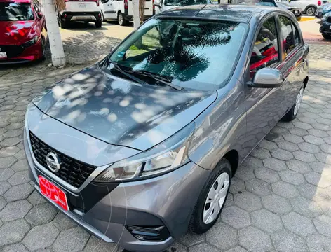 Nissan March Sense Aut usado (2021) color Gris financiado en mensualidades(enganche $57,781 mensualidades desde $5,132)
