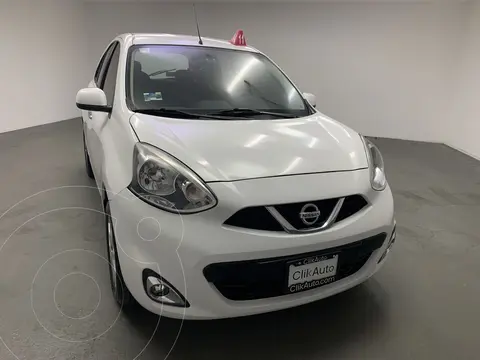 Nissan March Advance usado (2017) color Blanco financiado en mensualidades(enganche $37,000 mensualidades desde $4,800)