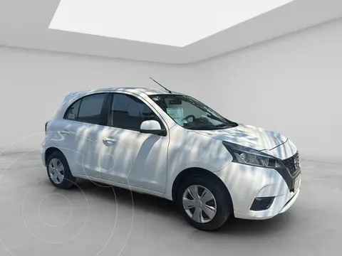 Nissan March Sense Aut usado (2021) color Blanco precio $205,000