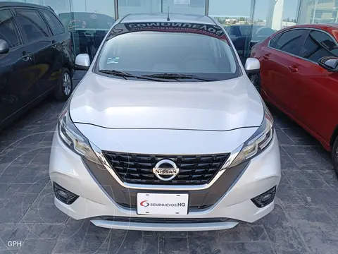 Nissan March Advance usado (2021) color plateado precio $204,000
