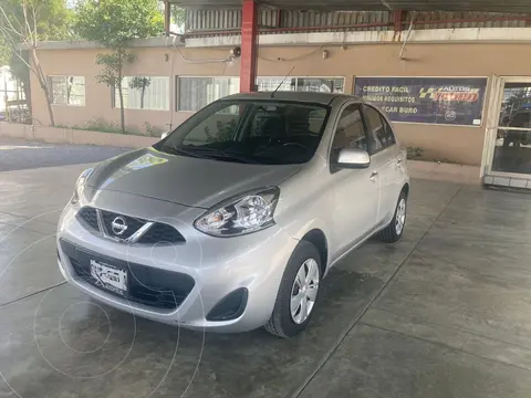 Nissan March Sense usado (2018) color Gris Plata  precio $170,000