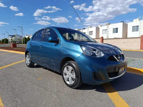 Nissan March Sense Aut usado (2019) color Turquesa precio $185,000