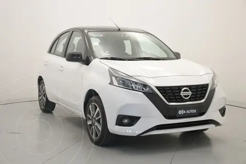 Nissan March Exclusive usado (2021) color Blanco financiado en mensualidades(enganche $61,200 mensualidades desde $4,814)