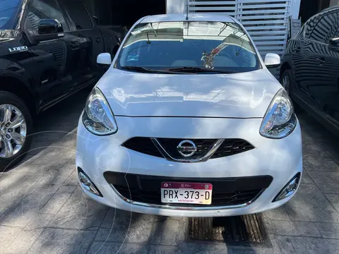 Nissan March Advance usado (2020) color Blanco financiado en mensualidades(enganche $43,000 mensualidades desde $6,751)
