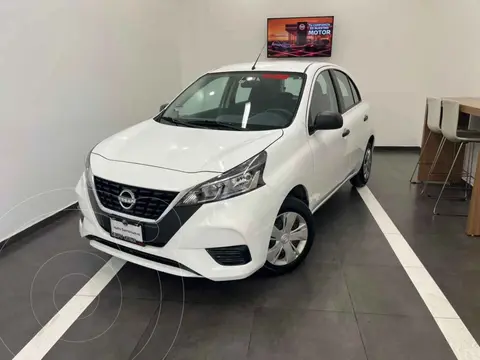 Nissan March Sense Aut usado (2025) color Blanco financiado en mensualidades(enganche $57,200 mensualidades desde $5,643)