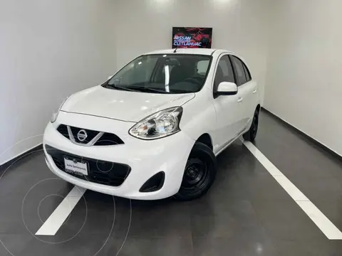 Nissan March Sense usado (2019) color Blanco financiado en mensualidades(enganche $39,600 mensualidades desde $3,907)