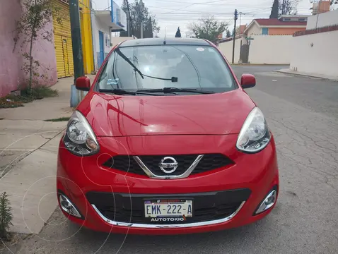 Nissan March Advance Aut usado (2018) color Rojo precio $170,000