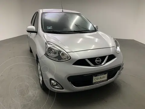 Nissan March Advance usado (2018) color Plata financiado en mensualidades(enganche $46,000 mensualidades desde $5,800)