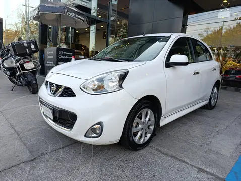 Nissan March Advance Aut usado (2020) color Blanco financiado en mensualidades(enganche $19,700 mensualidades desde $5,640)