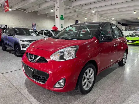 Nissan March Advance Aut usado (2020) color Rojo precio $210,000