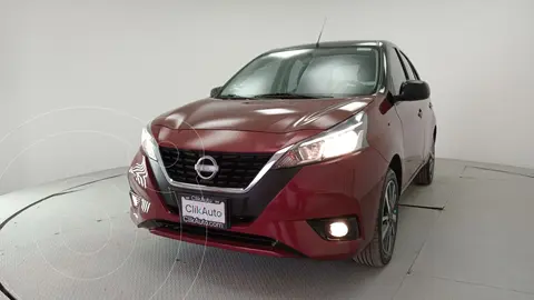 Nissan March Exclusive Aut Bi-tono usado (2023) color Rojo precio $289,900