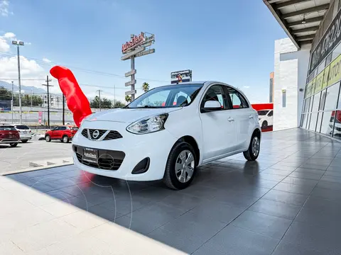 Nissan March Sense Aut usado (2020) color Blanco financiado en mensualidades(enganche $43,780 mensualidades desde $4,480)
