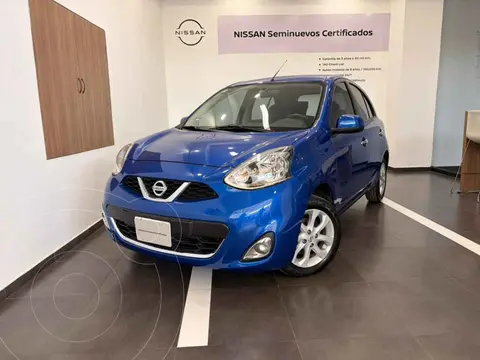 Nissan March Advance Aut usado (2020) color Azul financiado en mensualidades(enganche $46,200 mensualidades desde $4,558)
