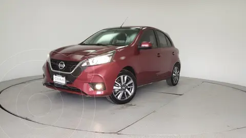 Nissan March Sense Aut usado (2021) color ROJO ESCARLATA financiado en mensualidades(enganche $253,000)