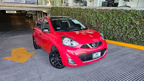 Nissan March Exclusive Aut usado (2020) color Rojo precio $244,900