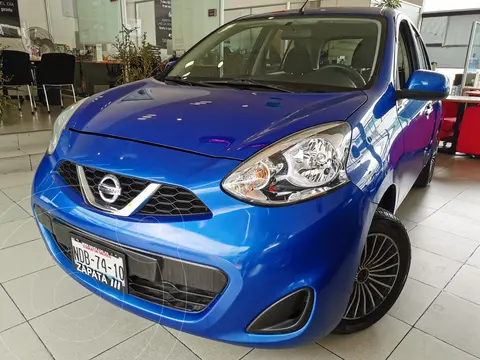 Nissan March Sense usado (2018) color Azul Electrico precio $194,000