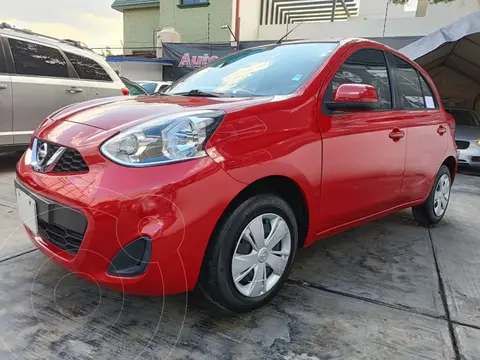 Nissan March Sense Aut usado (2018) color Rojo precio $169,900