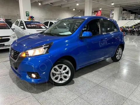 Nissan March Advance Aut usado (2022) color Azul financiado en mensualidades(enganche $72,212 mensualidades desde $5,524)