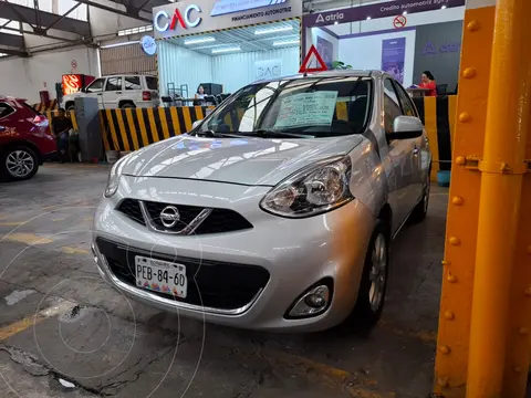 Nissan March SR NAVI usado (2018) color Plata financiado en mensualidades(enganche $48,500 mensualidades desde $4,400)