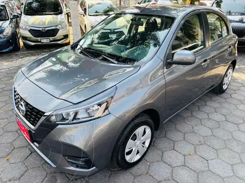 Nissan March Sense usado (2021) color Gris financiado en mensualidades(enganche $58,319 mensualidades desde $5,180)