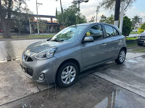 Nissan March Sense usado (2018) color Gris Oxford financiado en mensualidades(enganche $47,250 mensualidades desde $3,997)